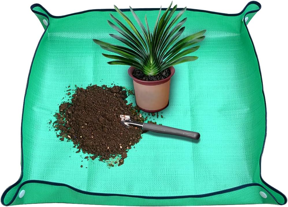 1 قطعة حصيرة نقل النباتات قابل - مراجعة Bonsai Repotting Mat وسعره