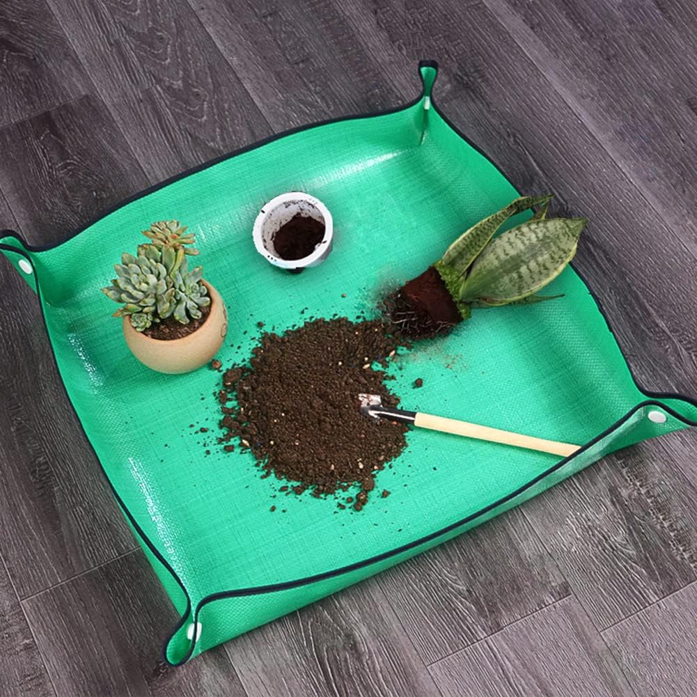 1 قطعة حصيرة نقل النباتات قابل - مراجعة Bonsai Repotting Mat وسعره