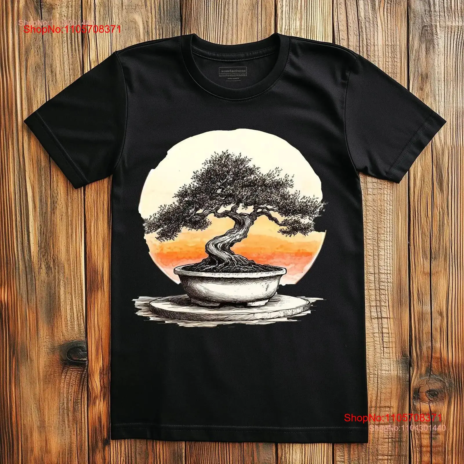 تي شيرت بتصميم شجرة بونساي ياب - مراجعة Bonsai Tree Zen Garden وسعره