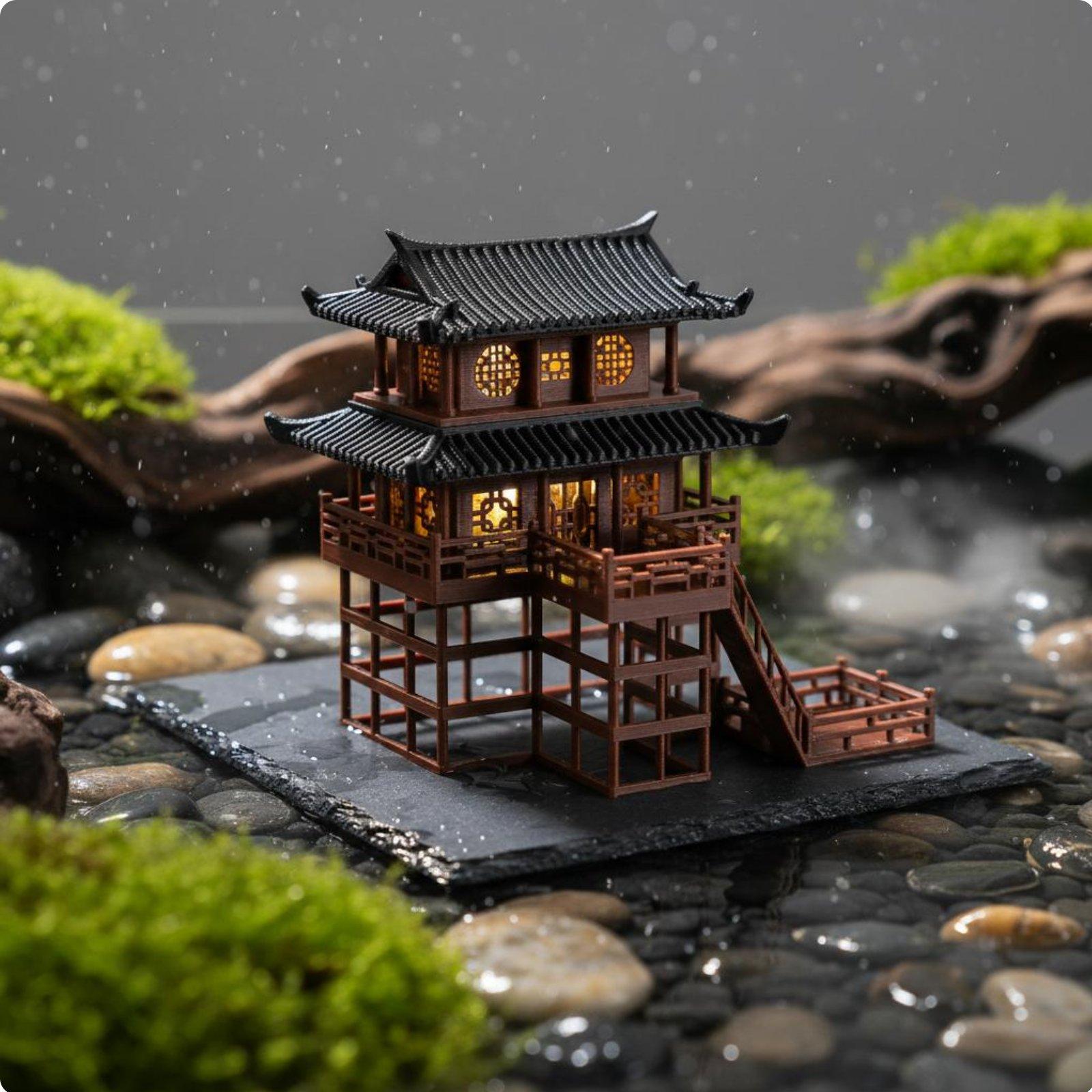 بيت بونساي بلاستيكي على شكل با - مراجعة Us Bonsai Garden وسعره